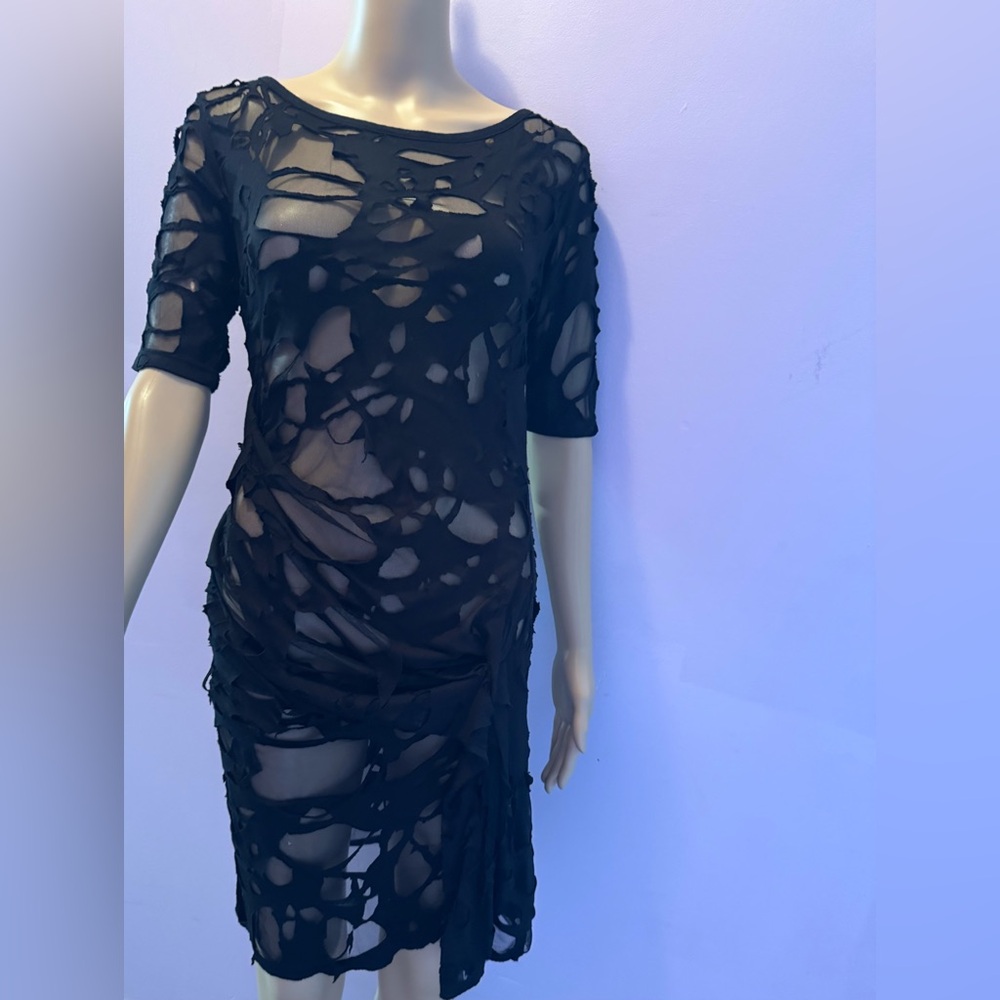 Nocturne Duo Sculpted Ruched Two-Piece Dress - Picture 7 of 13